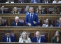 El diputado del PP Juan Bravo interviene durante una sesión de control en el Gobierno, en el Congreso de los Diputados, a 24 de septiembre de 2025, en Madrid (España).Jesús Hellín - Europa Press