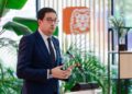 El ministro para la Transformación Digital y de la Función Pública, Óscar López, durante el acto de inauguración institucional del nuevo Hub Tecnológico de ING, a 13 de octubre de 2025, en Madrid (España).Carlos Luján - Europa Press
