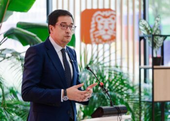 El ministro para la Transformación Digital y de la Función Pública, Óscar López, durante el acto de inauguración institucional del nuevo Hub Tecnológico de ING, a 13 de octubre de 2025, en Madrid (España).Carlos Luján - Europa Press