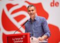 El presidente del Gobierno, Pedro Sánchez, en un acto del PSCLorena Sopêna - Europa Press