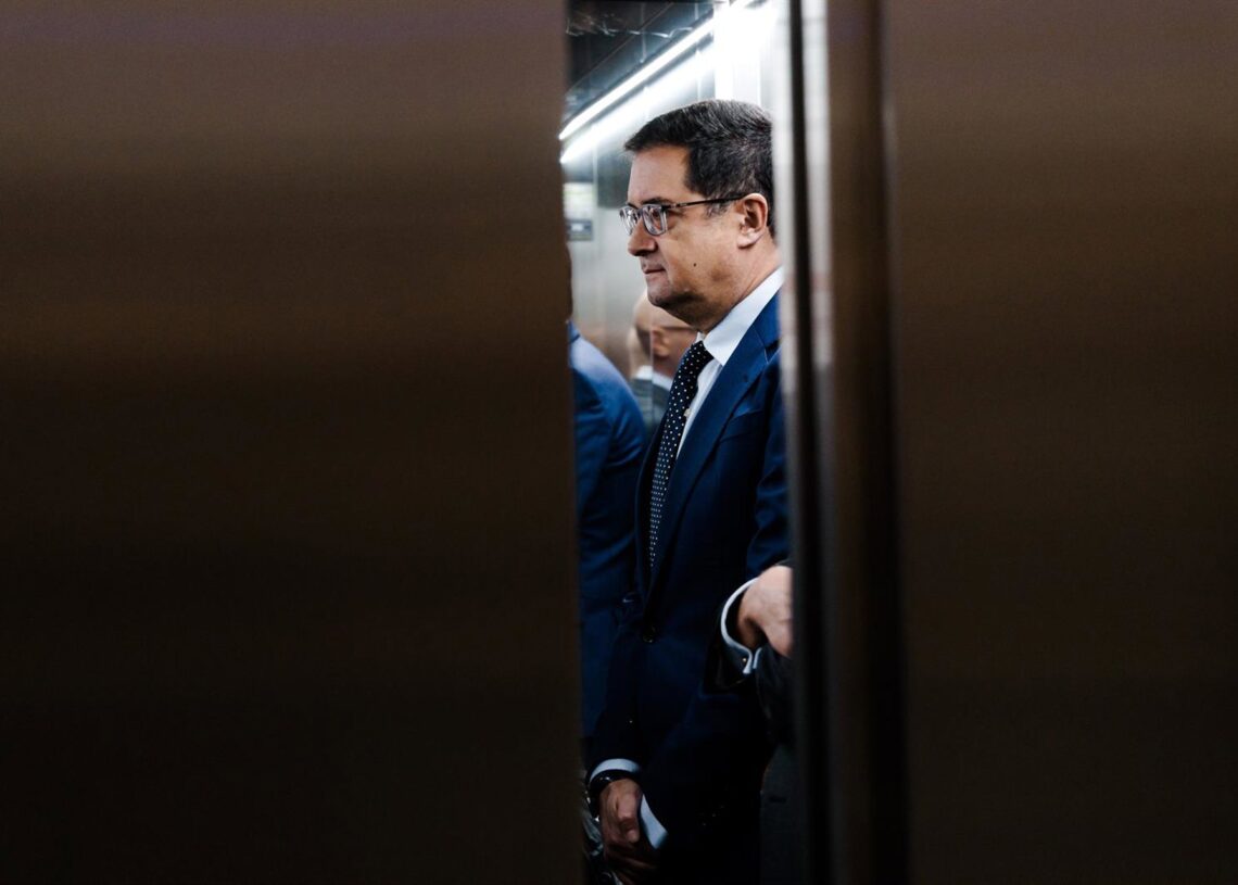 El ministro para la Transformación Digital y de la Función Pública, Óscar López, durante el acto de inauguración institucional del nuevo Hub Tecnológico de ING, a 13 de octubre de 2025, en Madrid (España).Carlos Luján - Europa Press