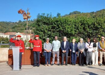 Acto de homenaje al ertzaina Txema Aguirre, asesinado hace 28 por ETA en Bilbao.EUROPA PRESS