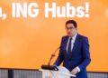 El ministro para la Transformación Digital y de la Función Pública, Óscar López, durante el acto de inauguración institucional del nuevo Hub Tecnológico de ING, a 13 de octubre de 2025, en Madrid (España).Carlos Luján - Europa Press
