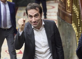 El ministro de Economía, Comercio y Empresa, Carlos Cuerpo, tras la aprobación del embargo de armas a IsraelJesús Hellín - Europa Press