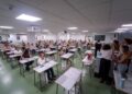 Archivo - Aula donde se realizan las pruebas de oposición, a 18 de junio de 2023, en Sevilla, (Andalucía, España). Francisco J. Olmo - Europa Press - Archivo