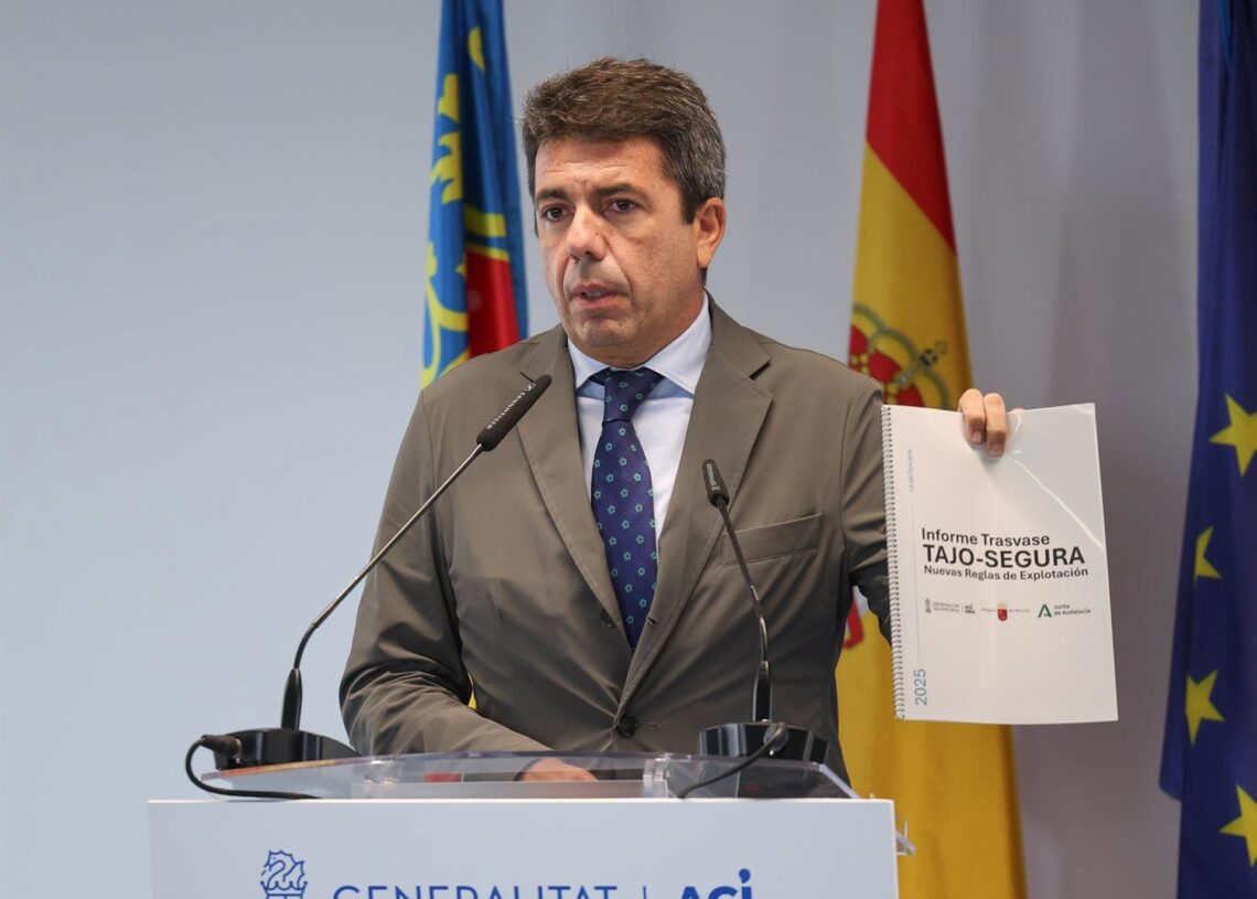 El 'president' de la Generalitat, Carlos Mazón, este lunes en AlicanteGVA