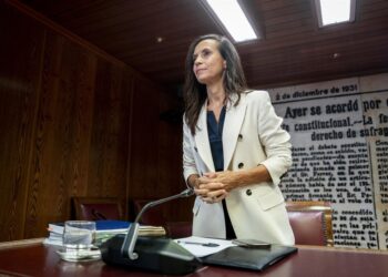 Archivo - La presidenta de Redeia, Beatriz Corredor Sierra, comparece ante la Comisión de Investigación sobre la interrupción del suministro eléctrico y de las comunicaciones del 28 de abril de 2025, en el Senado, a 11 de septiembre de 2025, en Madrid (EsA. Pérez Meca - Europa Press - Archivo
