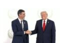 El Presidente Del Gobierno, Pedro Sánchez Y Su Homólogo Estadounidense, Donald Trump, Se Han Encontrado Este Lunes En La Cumbre Que Se Celebra En EgiptoDPA