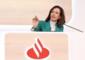 Archivo - La presidenta del Banco Santander, Ana Botín, durante la presentación de los resultados de Banco Santander en su ejercicio de 2024, a 5 de febrero de 2025, en Boadilla del Monte, Madrid (España).Marta Fernández - Europa Press - Archivo