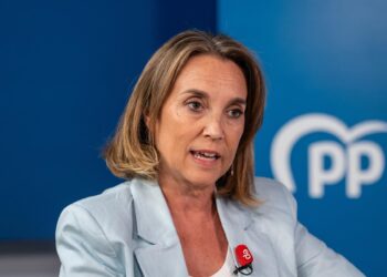 Archivo - La vicesecretaria de Regeneraciòn Institucional del PP, Cuca Gamarra, durante una entrevista para Europa Press, a 23 de julio de 2025, en Madrid (España).Matias Chiofalo - Europa Press - Archivo