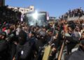 Llegada de presos palestinos a Jan Yunis, en el sur de la Franja de GazaAbed Rahim Khatib/dpa