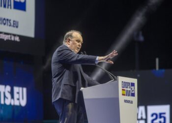 El exalcalde de Lima Rafael Lopez Aliaga, en un evento en España organizado por la fuerza ultraderechista VOXEuropa Press/Contacto/Luis Soto