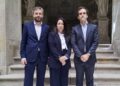 De izquierda a derecha: Antonio José Pérez Bravo, Laura Subiranas, socios de Outsourcing, y Álvaro Gómez-Elvira, socio del área de Fiscal de BDO AbogadosBDO ABOGADOS