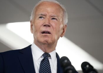 Archivo - El presidente de EEUU, Joe Biden, en una comparecencia ante la prensa en Washington (archivo)Bonnie Cash - Pool via CNP / Zuma Press / Contacto