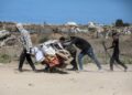 Palestinos desplazados por la ofensiva militar de Israel contra la Franja de Gaza regresan hacia el norte del enclave tras la entrada en vigor del acuerdo de alto el fuego (archivo)Europa Press/Contacto/Rizek Abdeljawad