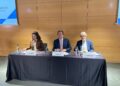 (I-D) La directora de Esade Alumno, Patricia Valentí; el consejero delegado de Colonial SFL, Pere Viñolas, y el doctor Jordi Fabregat.EUROPA PRESS