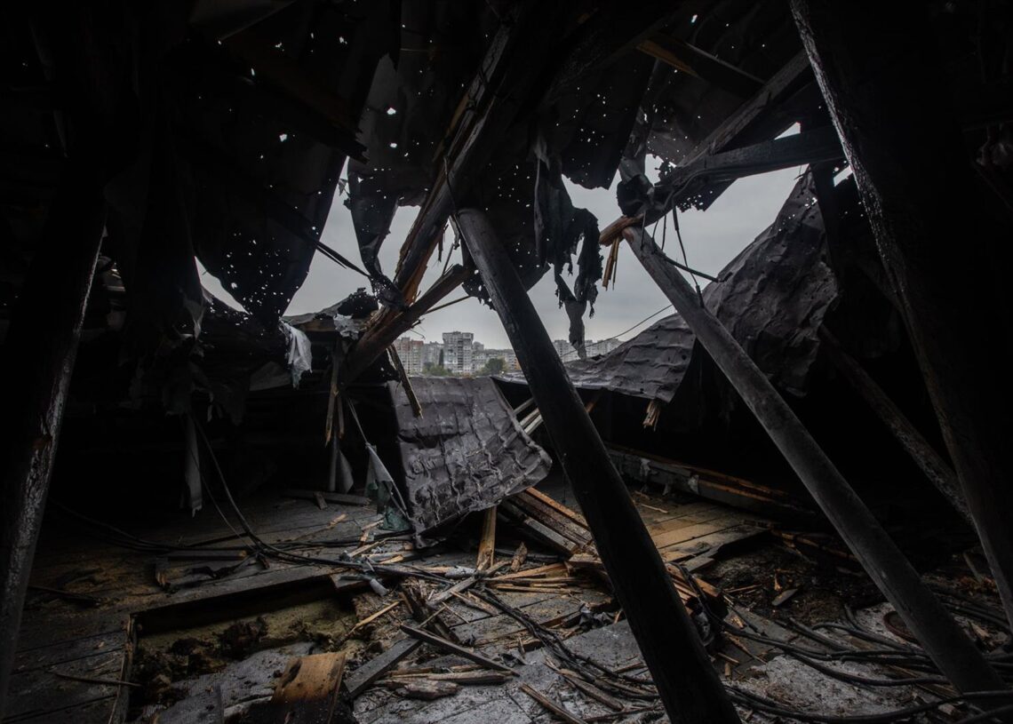 Un tejado destruido en un hospital de la región de Sumi por un ataque rusoFrancisco Richart / Zuma Press / ContactoPhoto