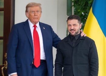 Archivo - El presidente de Estados Unidos, Donald Trump, recibe en la Casa Blanca a su homólogo de Ucrania, Volodimir ZelenskiEuropa Press/Contacto/Joey Sussman - Archivo