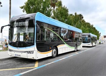 Archivo - Autobús eléctrico del TUSAYUNTAMIENTO DE SANTANDER - Archivo
