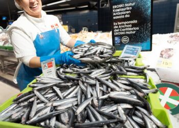 Archivo - Anchoas en una pescadería.MITXI MIGUEL CALVO ALEJO - Archivo