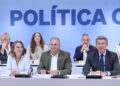 Archivo - La Vicesecretaria general de Regeneración Institucional del Partido Popular, Cuca Gamarra, el secretario general del PP, Miguel Tellado, y  presidente del Partido Popular, Alberto Núñez FeijóoMarta Fernández - Europa Press - Archivo