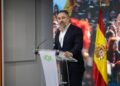 El presidente de Vox, Santiago Abascal, durante una rueda de prensa posterior al Comité Ejecutivo Nacional de Vox, en la sede de Vox, a 13 de octubre de 2025, en Madrid (España).Alejandro Martínez Vélez - Europa Press