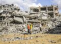 Archivo - Imagen de archivo de los escombros por los bombardeos de Israel en Gaza.Mahmoud Issa / Zuma Press / ContactoPhoto