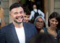 El portavoz de ERC en el Congreso, Gabriel Rufián, sale de una sesión plenaria en el Congreso de los Diputados, a 17 de septiembre de 2025, en Madrid (España).Ananda Manjón - Europa Press