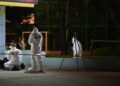 Archivo - Miembros de la Policía judicial de Colombia examinan el lugar del crimen contra Miguel Uribe TurbayAndres Moreno / Xinhua News / ContactoPhoto