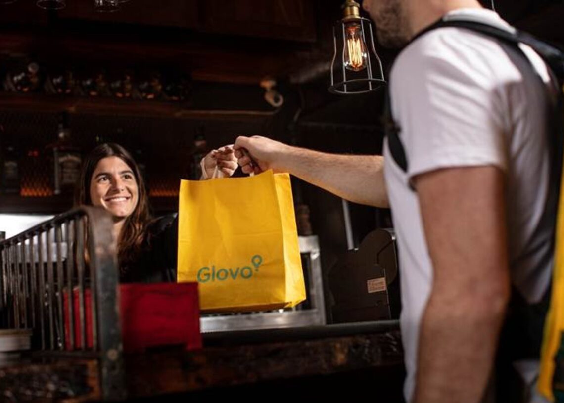 Un repartidor de Glovo.GLOVO