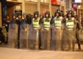 Miembros de las fuerzas de seguridad de Marruecos durante una protesta contra el Gobirno en la capital, Rabat (archivo)Europa Press/Contacto/Huo Jing