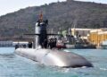 El submarino S-81 'Isaac Peral' sale de Cartagena (Murcia).ESTADO MAYOR DE LA DEFENSA (EMAD)