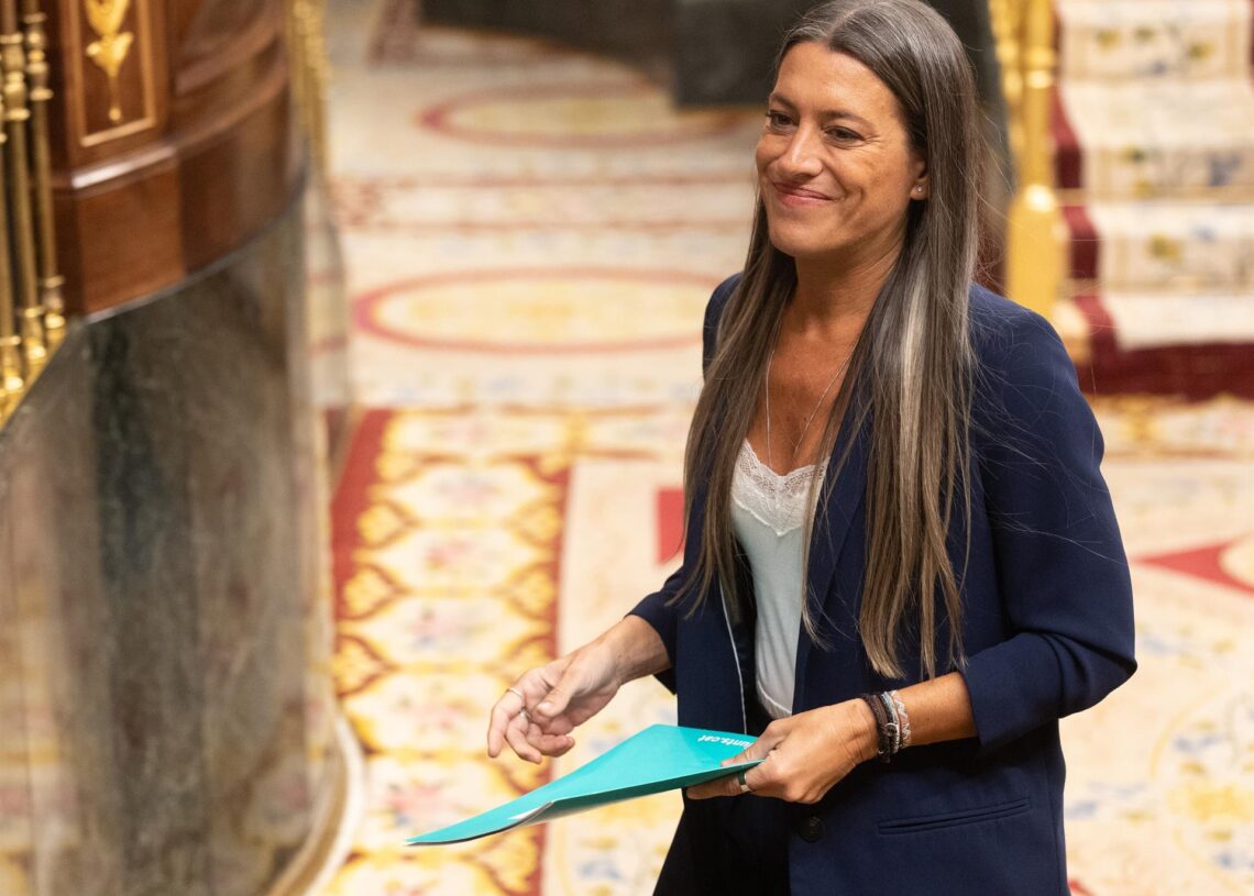 La portavoz de Junts en el Congreso, Miriam Nogueras, durante una sesión plenaria en el Congreso de los Diputados, a 23 de septiembre de 2025, en Madrid (España).Eduardo Parra - Europa Press