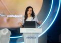 La presidenta de Redeia, Beatriz Corredor, inaugura las jornadas de Sostenibilidad 2025 organizadas por Redeia en el auditorio de la Fundación Giner de los Ríos, a 15 de octubre de 2025, en Madrid (España).Alberto Ortega - Europa Press