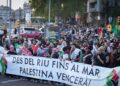 Manifestación en favor de Palestina.DAVID ZORRAKINO