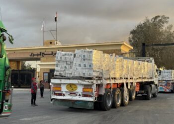 Camiones humanitarios para la Franja de GazaAli Mostafa / Xinhua News / ContactoPhoto