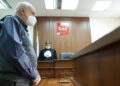 Archivo - El padre del opositor tildado de agente extranjero Leonid Volkov, Mijaíl Volkov (ambos catalogados por Rusia como extremistas y terroristas), recibe su sentencia durante una audiencia en el Tribunal de Distrito de Kirovsky, en Rusia.Europa Press/Contacto/Donat Sorokin
