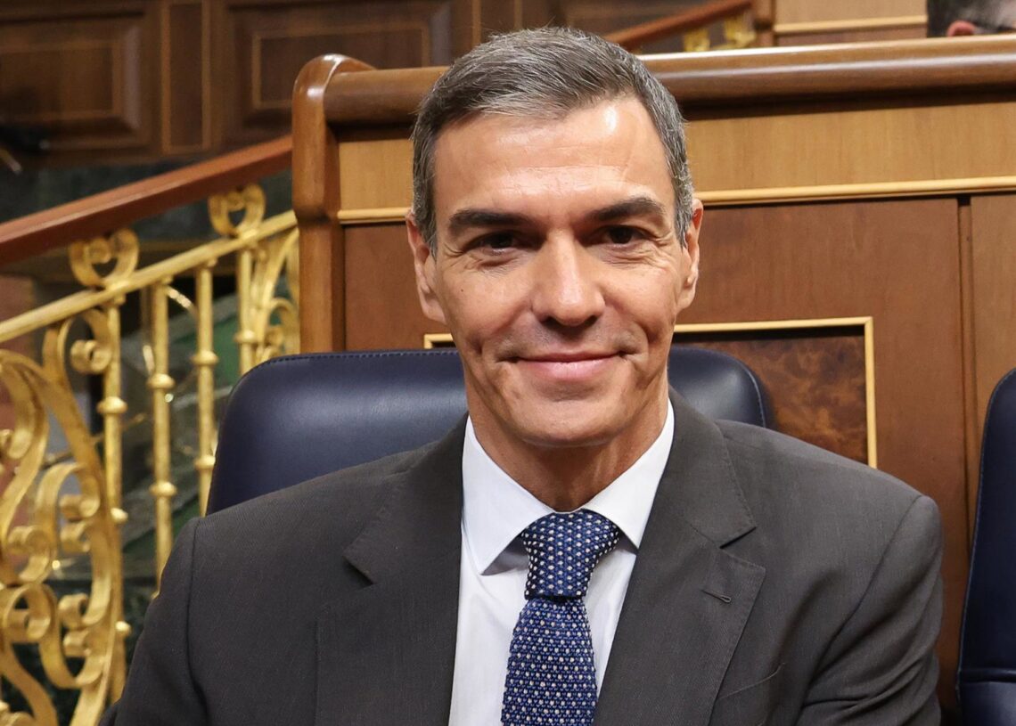 El presidente del Gobierno, Pedro Sánchez, durante una sesión de control al Gobierno, en el Congreso, a 15 de octubre de 2025, en Madrid (España).Marta Fernández - Europa Press