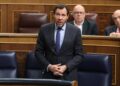 El ministro de Transportes, Óscar Puente, durante una sesión de control al Gobierno, en el Congreso, a 15 de octubre de 2025, en Madrid (España)Marta Fernández - Europa Press