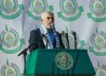 Archivo - El fallecido líder de Hamás Yahya Sinwar durant eun acto en diciembre de 2022 (archivo)Mohammed Talatene/dpa - Archivo