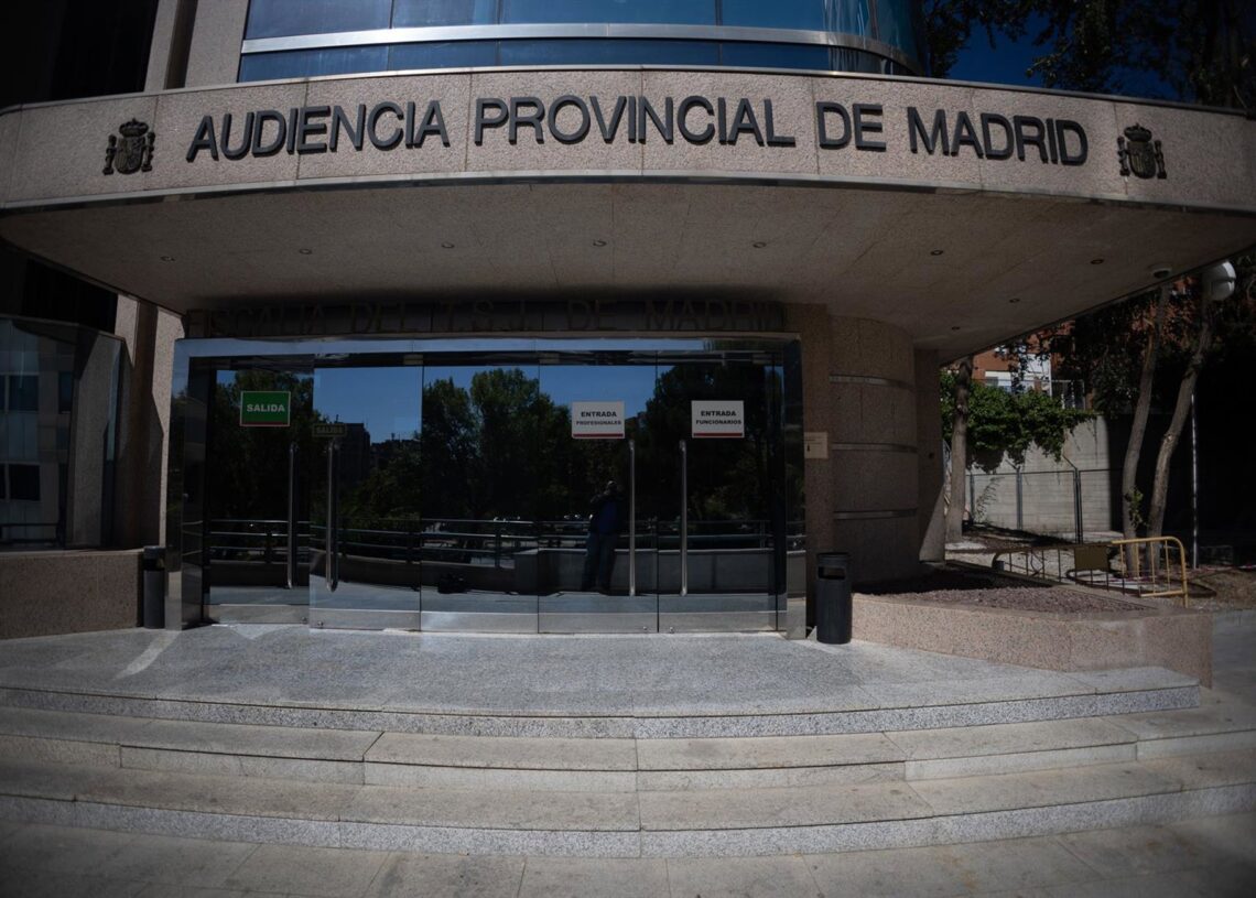 Fachada de la sede de la Audiencia Provincial de Madrid, a 26 de septiembre de 2025, en Madrid (España).Eduardo Parra - Europa Press