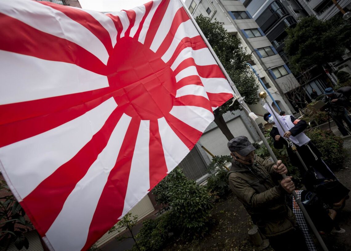 Archivo - Imagen de la bandera imperial japonesa.Europa Press/Contacto/Alessandro Di Ciommo