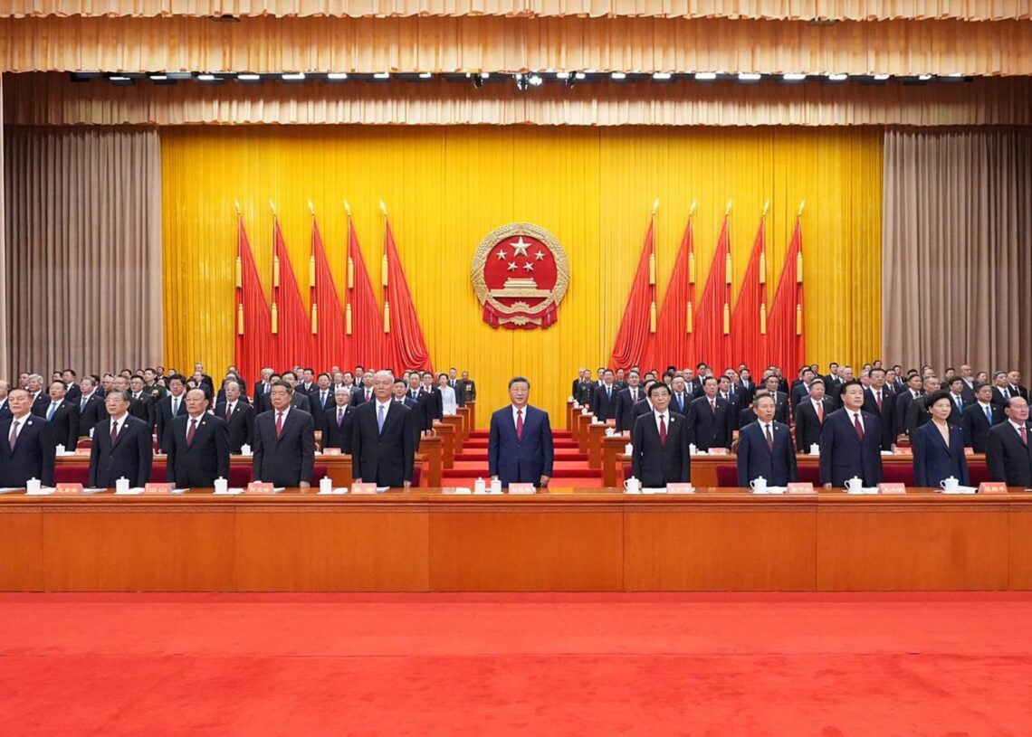 El presidente de China, Xi Jinping, durante una reunión del partido.Europa Press/Contacto/Xie Huanchi