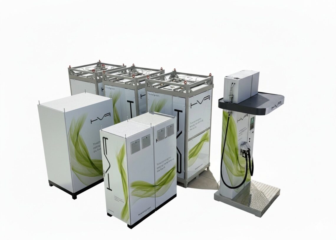Proyecto estaciones de hidrógeno verde de Enerfip y HVR EnergyENERFIP