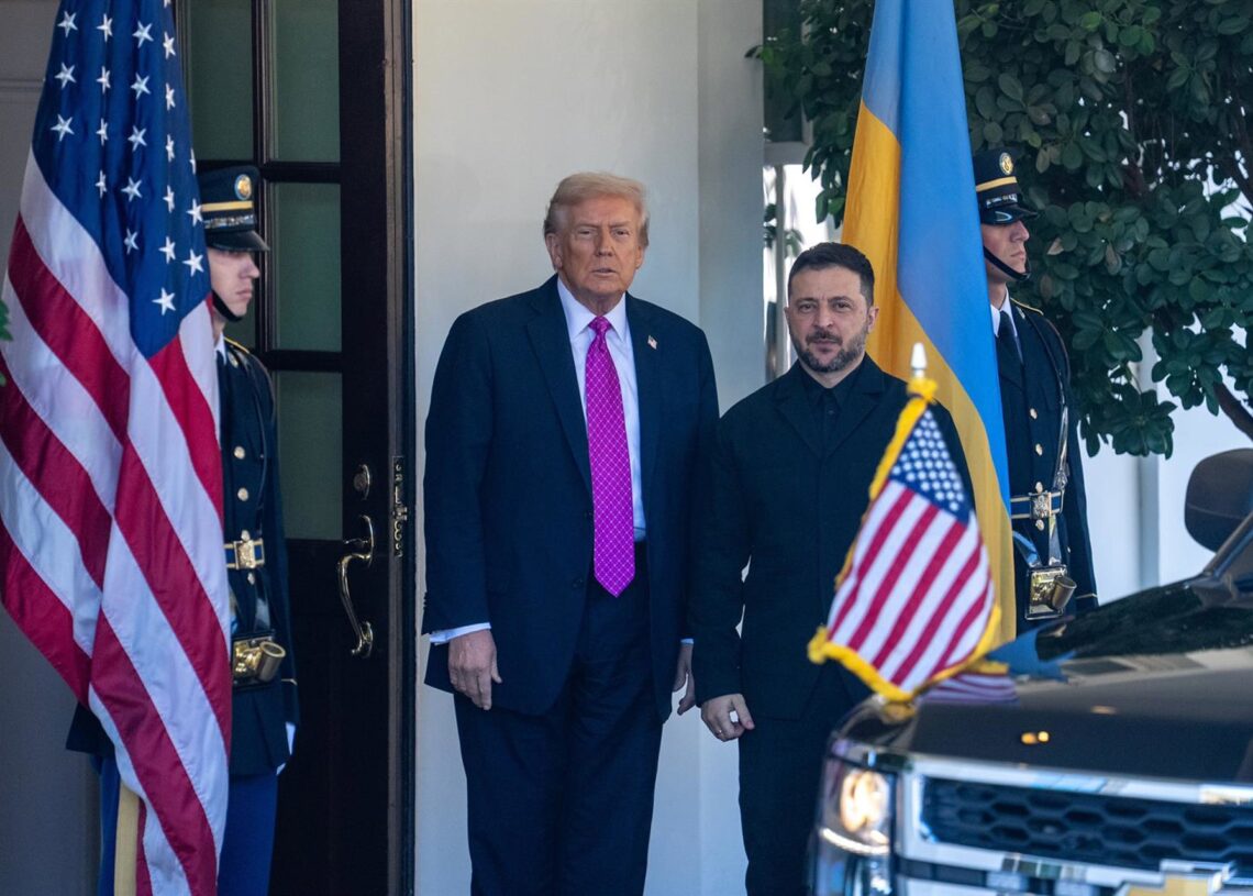 El presidente de EEUU, Donald Trump, recibe a su homólogo ucraniano, Volodimir ZelenskiHu Yousong / Xinhua News / ContactoPhoto