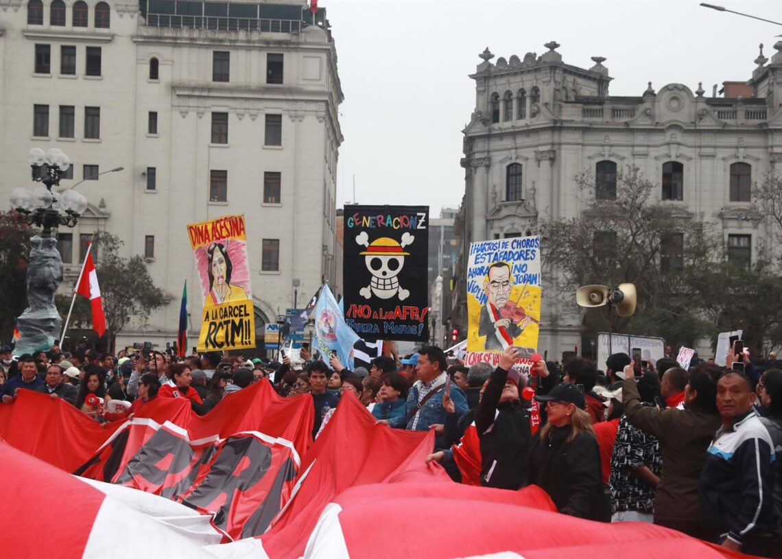 Manifestación contra el Gobierno de Perú en la capital, LimaEuropa Press/Contacto/Mariana Bazo