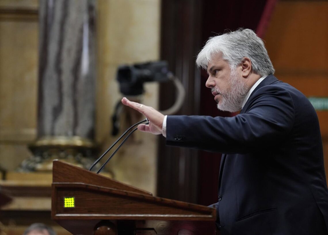 El presidente de Junts en el Parlament, Albert BatetDavid Zorrakino - Europa Press