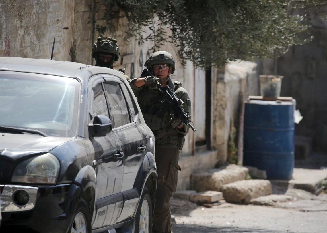 Imagen de archivo de un militar israelí en Nablus (Cisjordania) Europa Press/Contacto/Mohammed Nasser