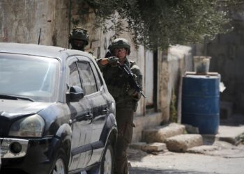 Imagen de archivo de un militar israelí en Nablus (Cisjordania) Europa Press/Contacto/Mohammed Nasser