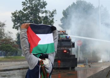 Protestas indígenas propalestinas en ColombiaCOORDINADOR NACIONAL AGRARIO DE COLOMBIA / X